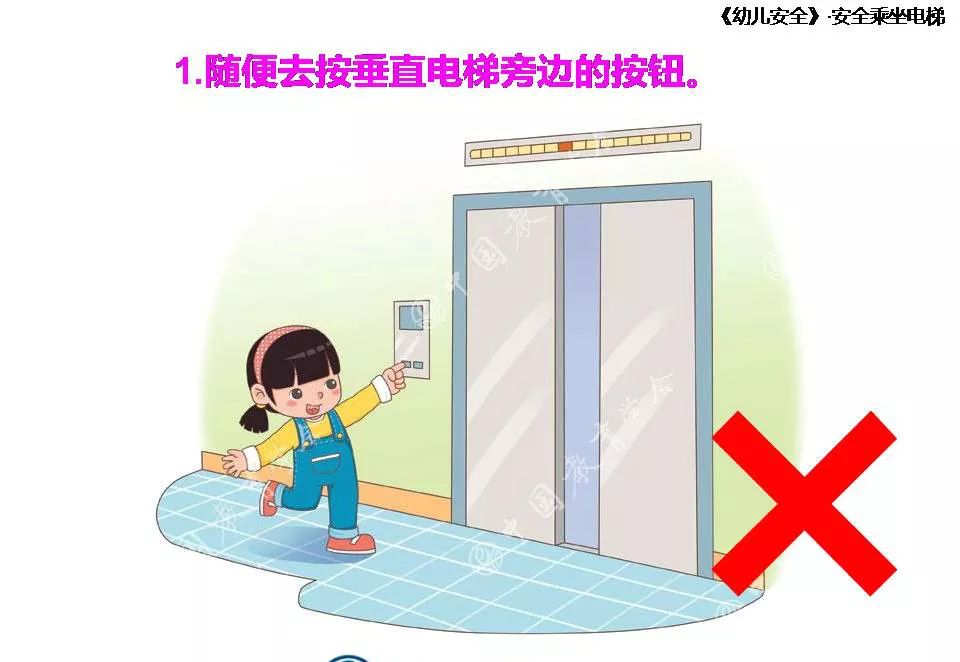 幼儿安全乘坐电梯知识