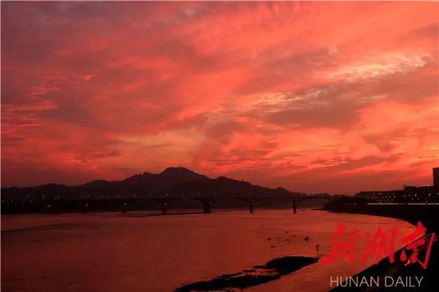 魅力辰溪感受近日霞美辰阳