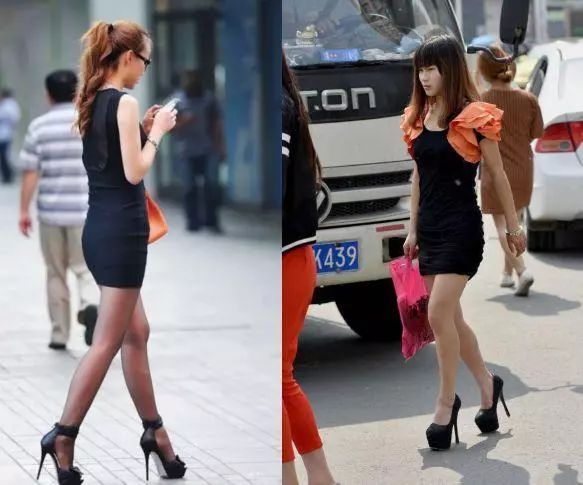 恨天高不管是搭配裙子还是裤子都很容易显得没有档次,看上去比较的没