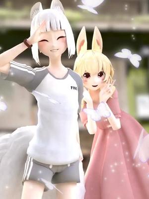 玉兔妖狐go!一起来合影吧!二次元 非人哉