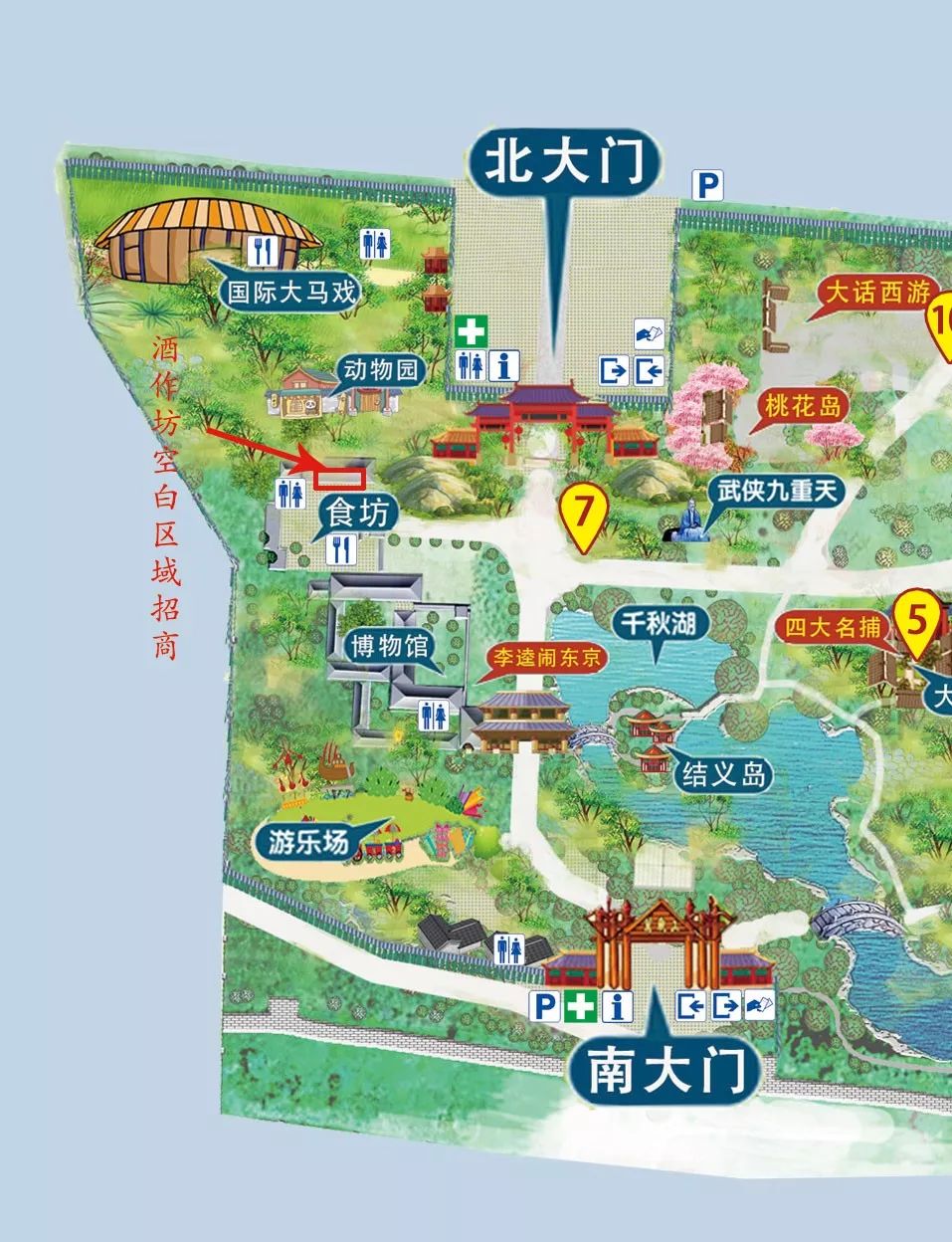 开封森林公园地图图片