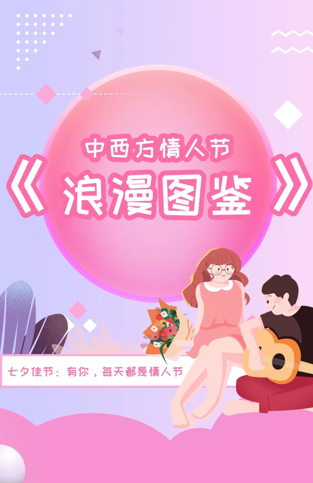 《中西方情人节浪漫图鉴》
