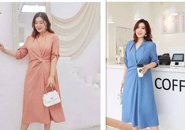 衣服没大码穿不上很显胖16件连衣裙让体重剪10斤