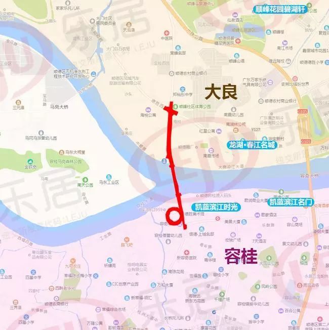 顺通大桥来了,就在滨江时光园旁!