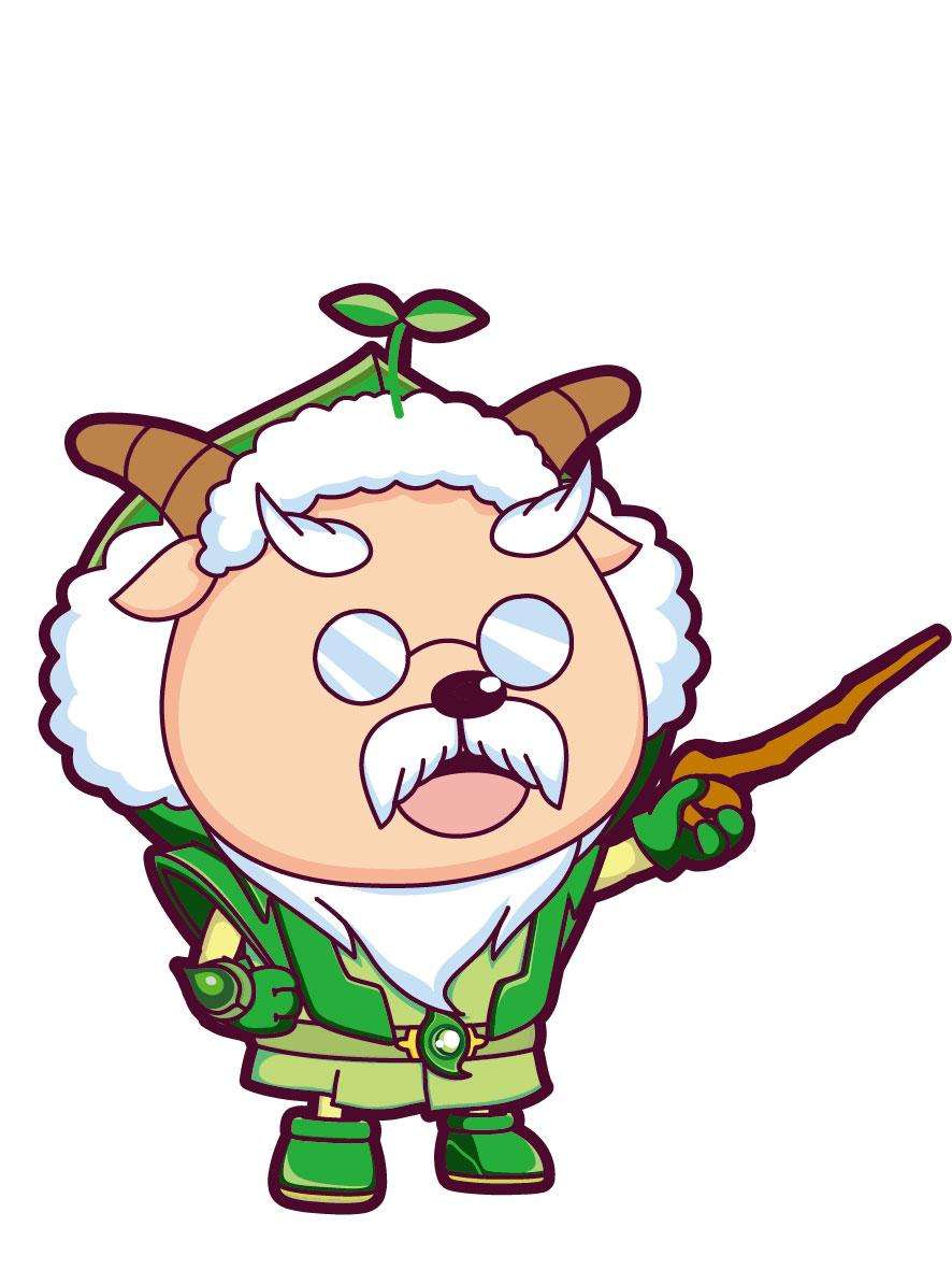 慢羊羊羊村村长,大肥羊学校校长灰太狼主角,武大狼第250代孙子;抓羊总