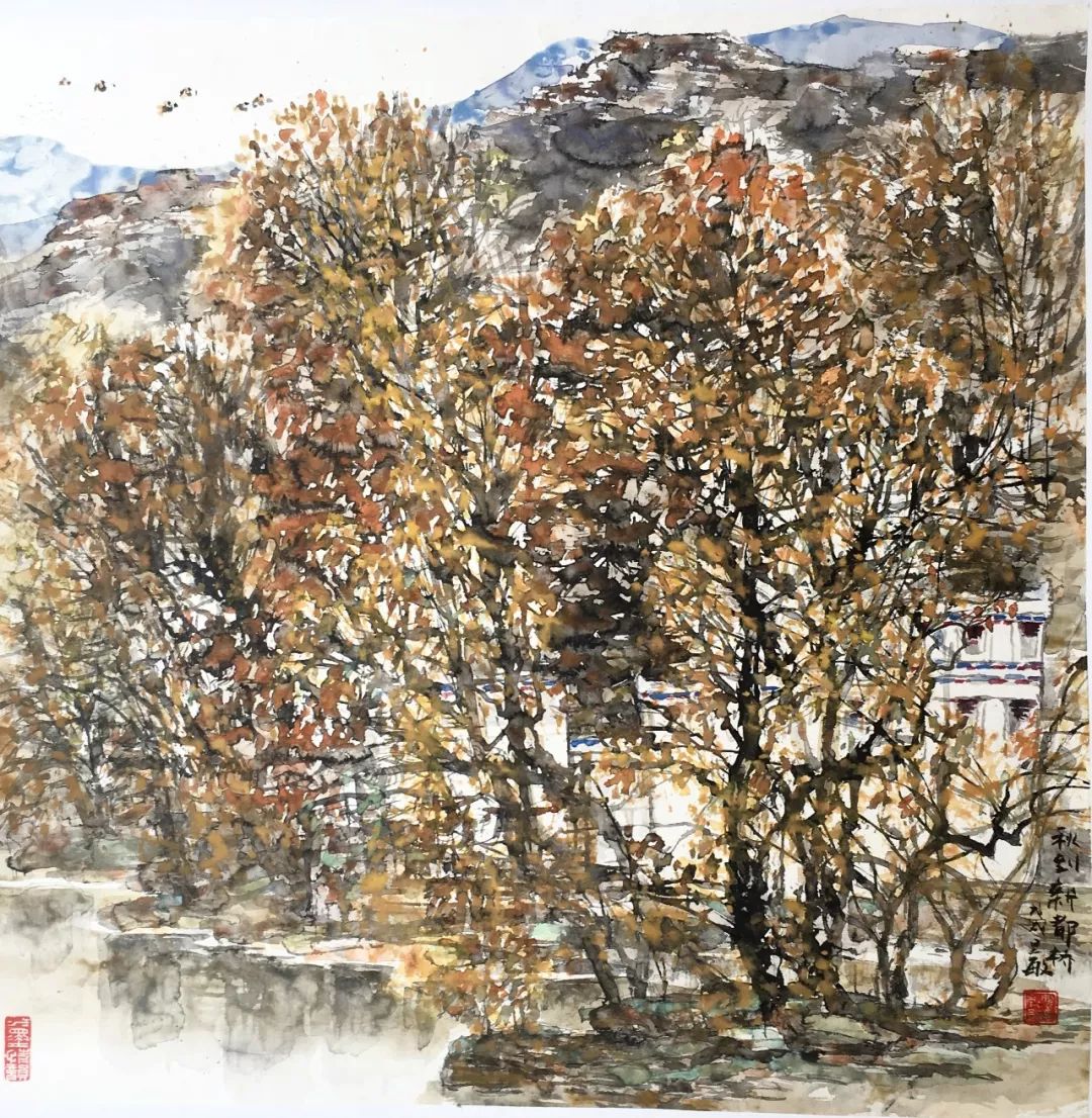 姚思敏一个有本事有激情的画家