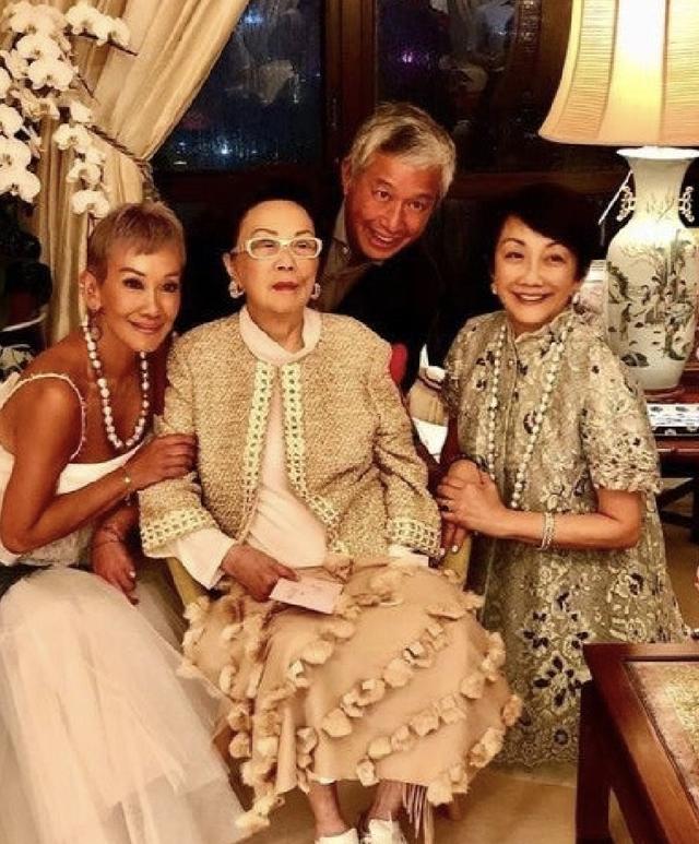 香港第一名媛利孝和夫人94岁生日大宅摆寿宴三代同堂幸福温馨