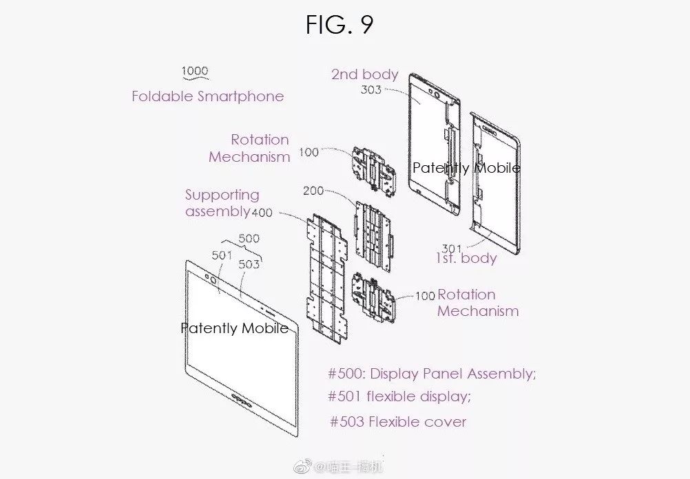 oppo最新可摺疊專利曝光全新鉸鏈設計