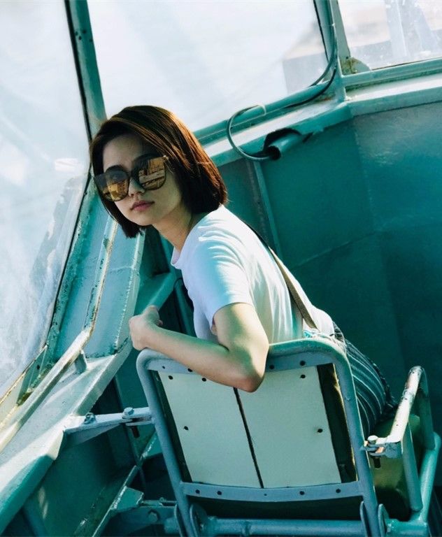 大火的孙亚亚剪了短发还这么清秀长得有几分像高圆圆