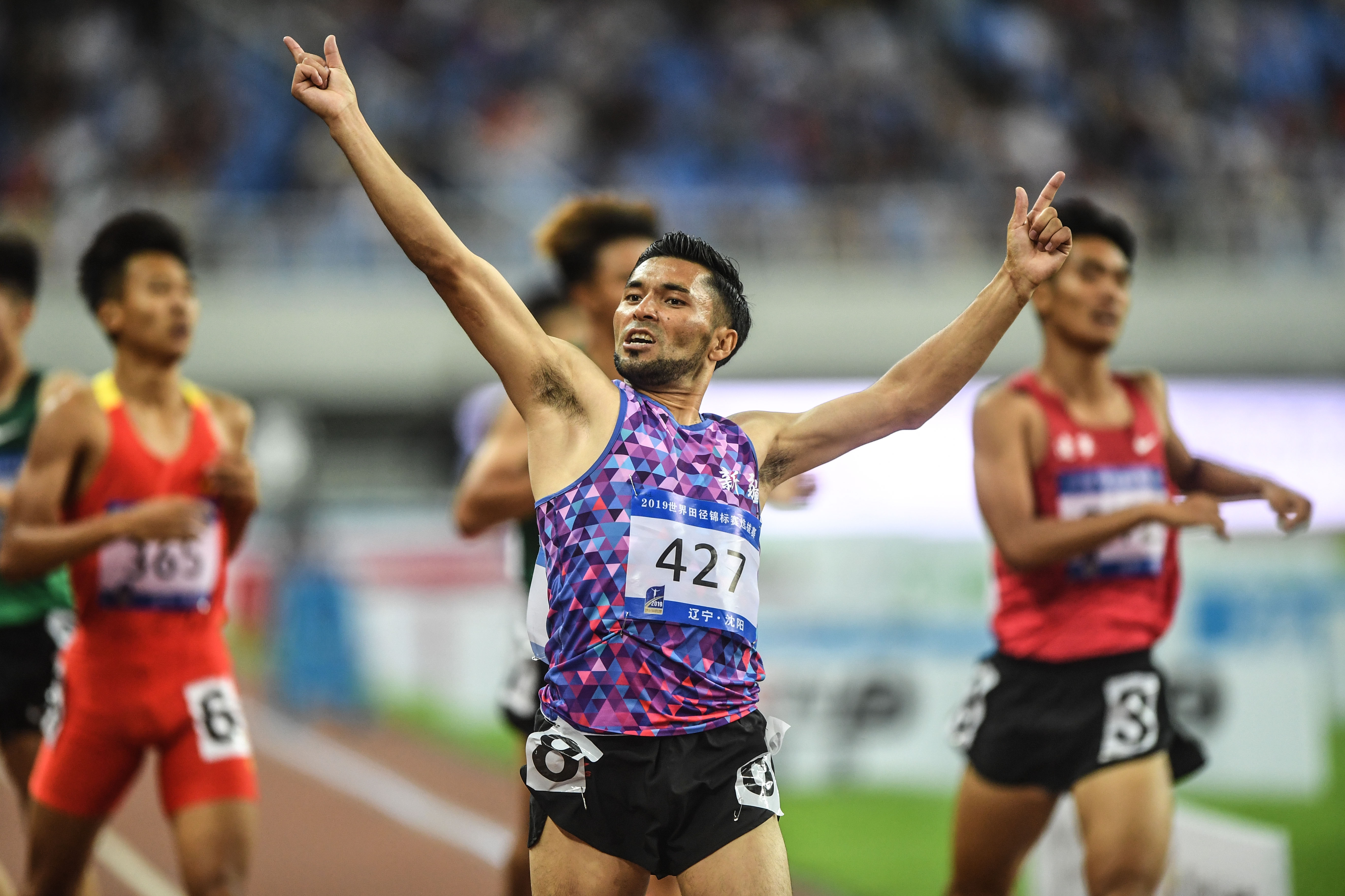 田径——世锦赛选拔赛:男子800米决赛赛况