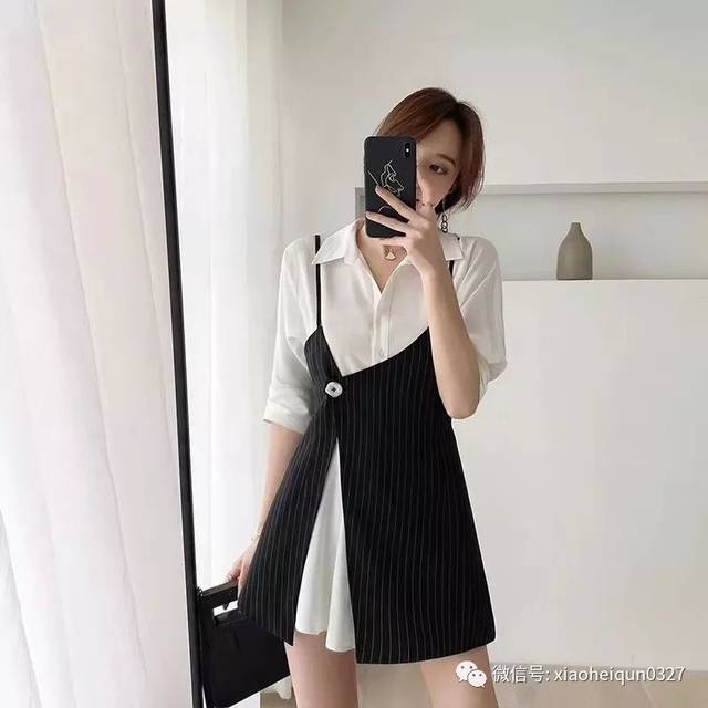 小黑裙83新款上身精选图