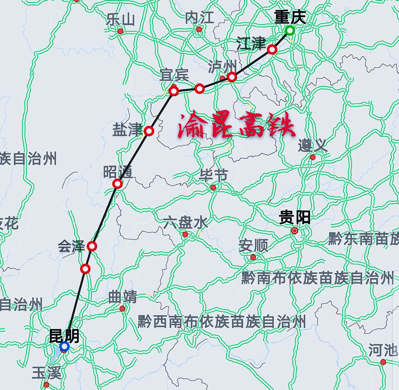 原创这条即将开工的高铁将经过我国3省1市其中1省路过却不设站