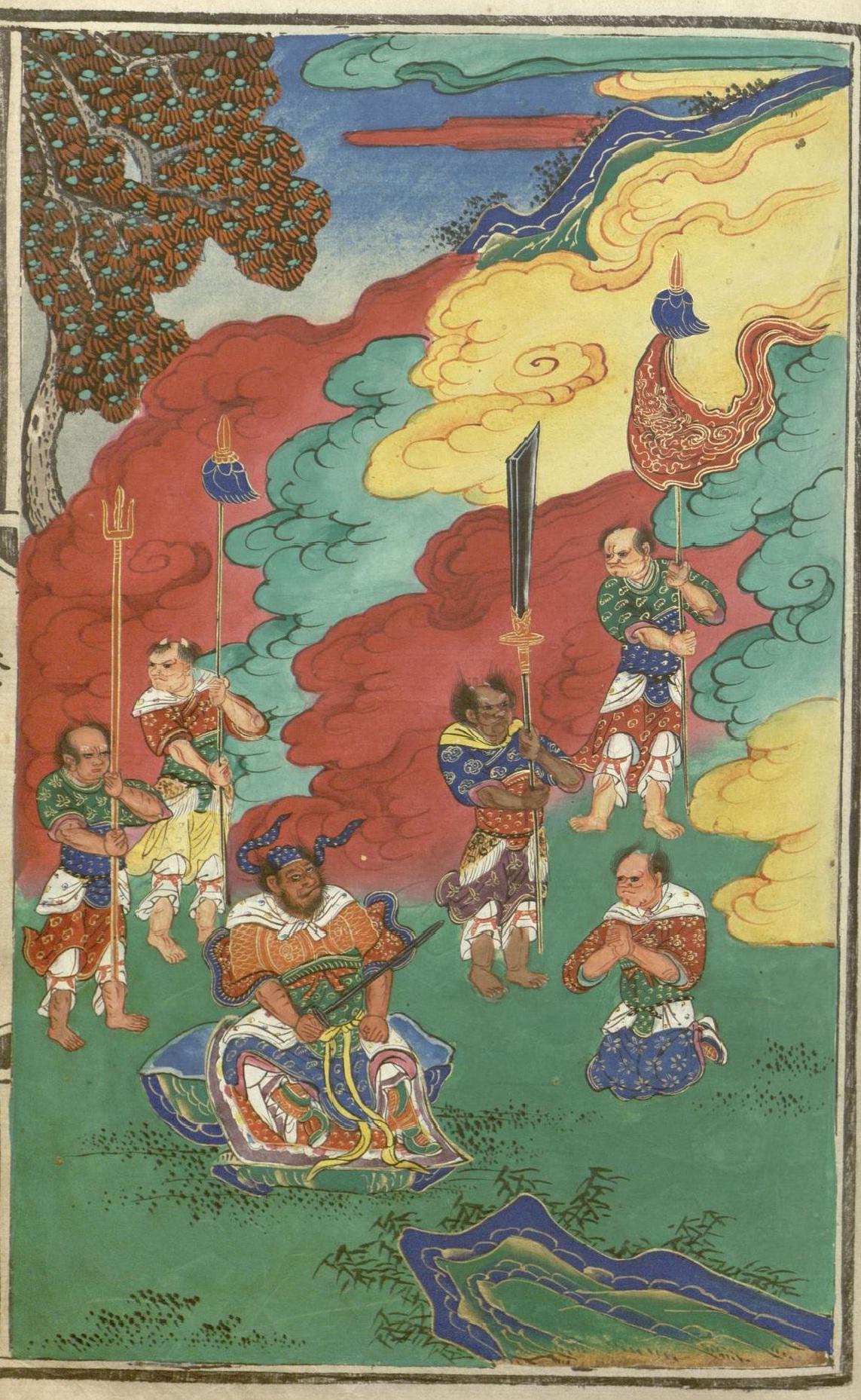 敦煌唐代大型绢画降魔成道图及一些同题材作品附释迦传记节选