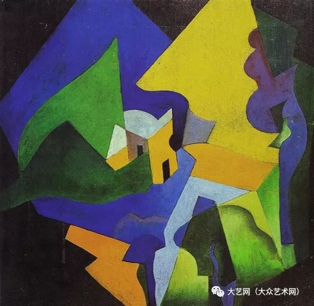 大众艺术网在欧洲抽象艺术中占有一席之地意大利未来派画家enricopram