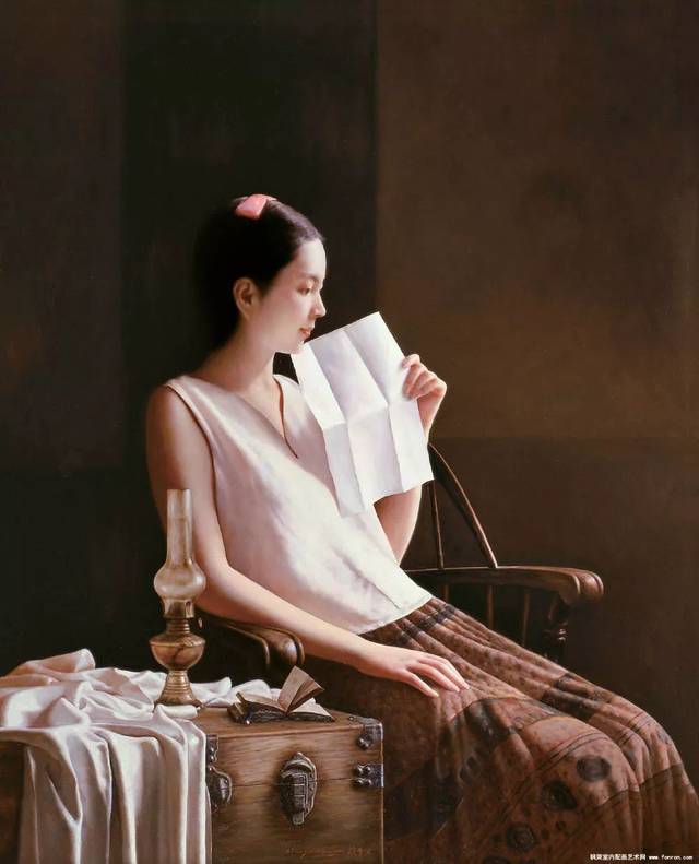 中国知名画家人物肖像油画欣赏(4)