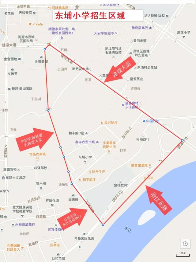 2019河源市秋季小学初中招生范围公布，附划片区域图(图17)