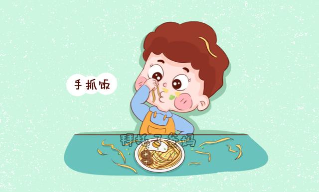孩子独立吃饭的黄金时期家长快看看到岁数就别喂饭了