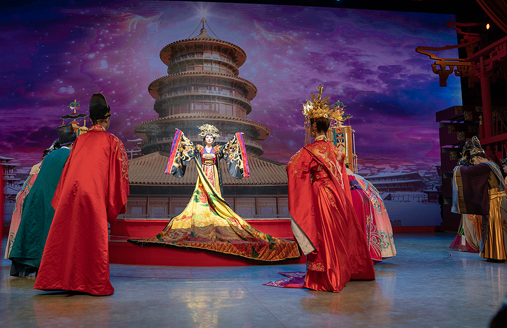 唐乐宫七夕婚嫁文化节女皇赐婚赏唐文化和传统婚嫁礼仪