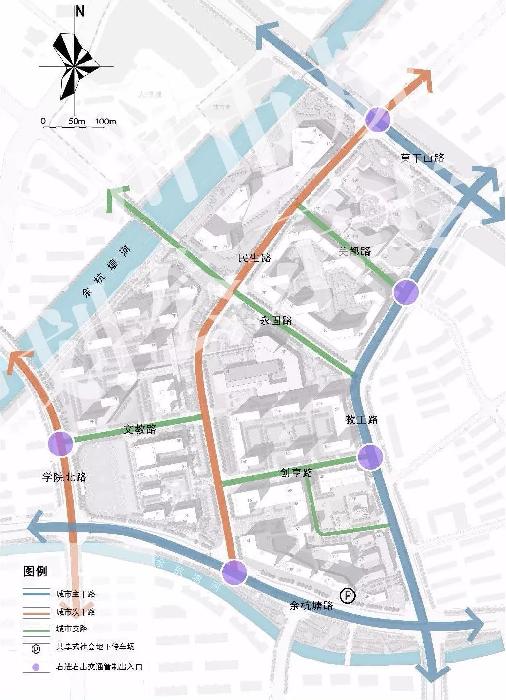 拱墅民生区块城市设计草案出炉配建学校公园商业街区