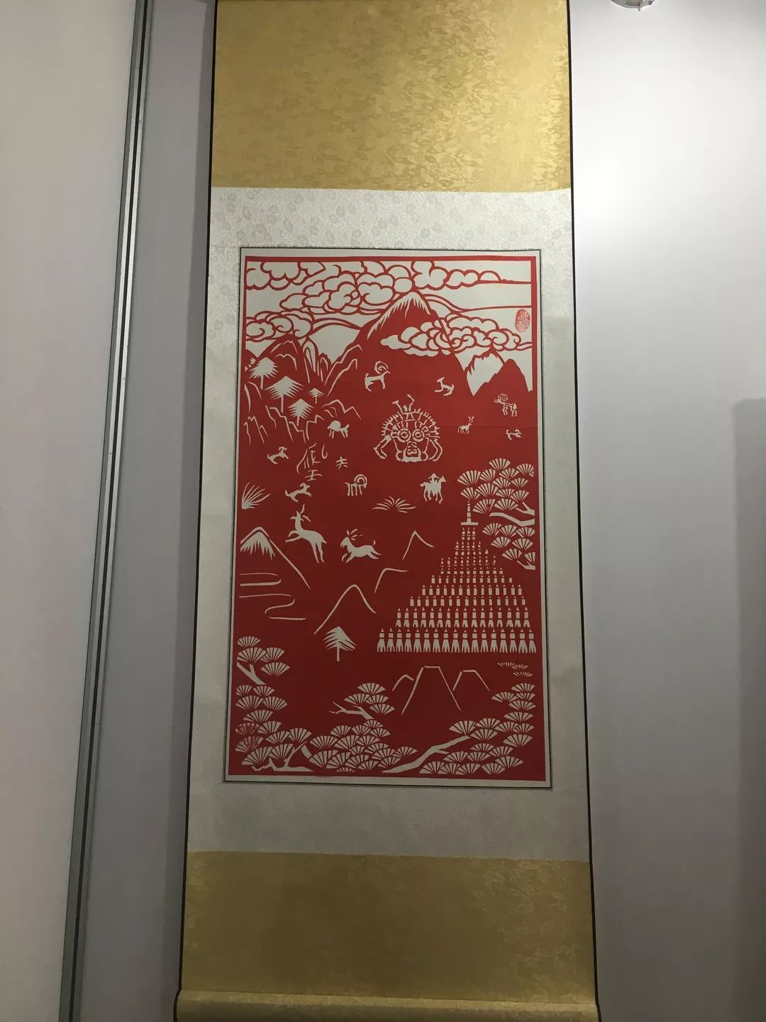 贺兰山里游岩画-指尖的韵律 刀刻的温柔_剪纸