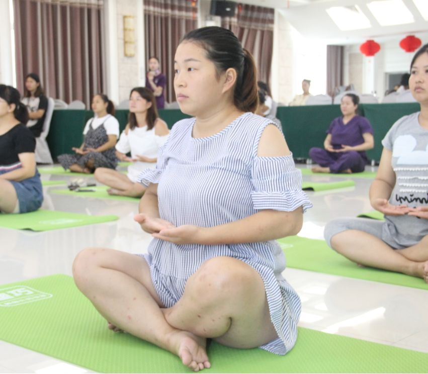 孕妈妈课堂回顾舞韵瑜伽课堂开课啦