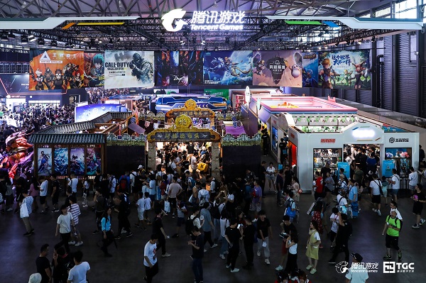 chinajoy2019上海开幕tgc腾讯数字文创展区看点十足