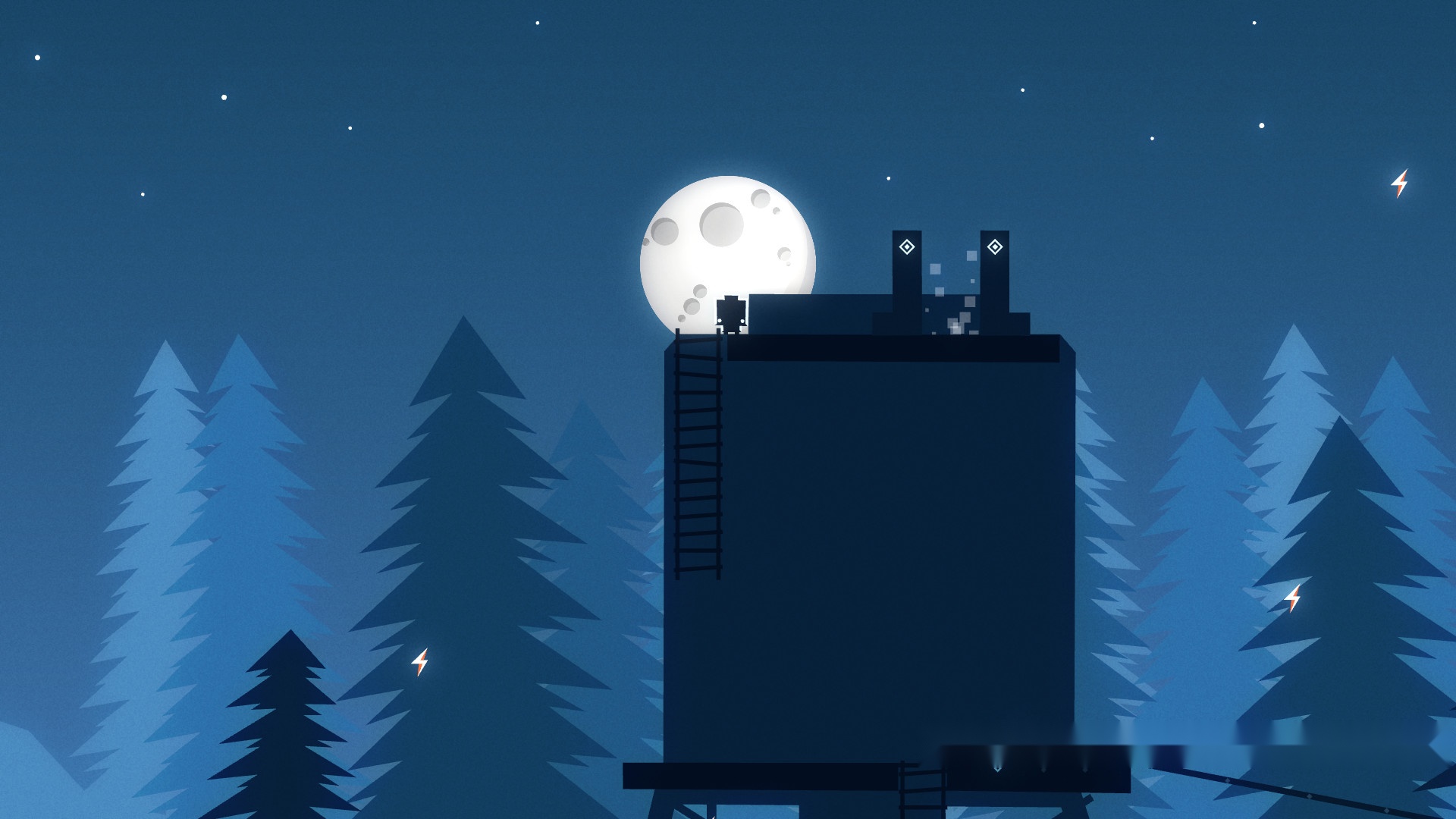 steam 2d平台解谜游戏《夜光》现已加入简体中文_night