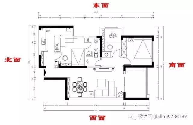 水火十字线户型图图片