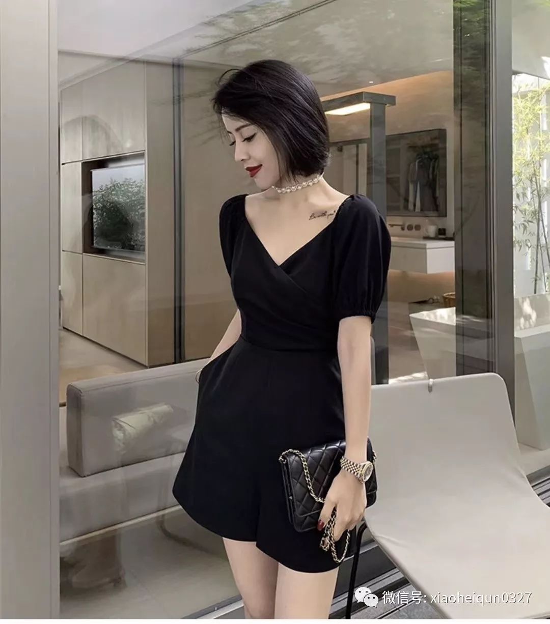 小黑裙83新款上身精选图