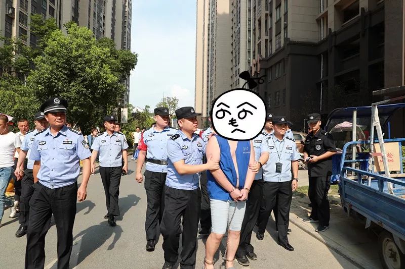 这个盗贼胆子有点大公安局长带队押解