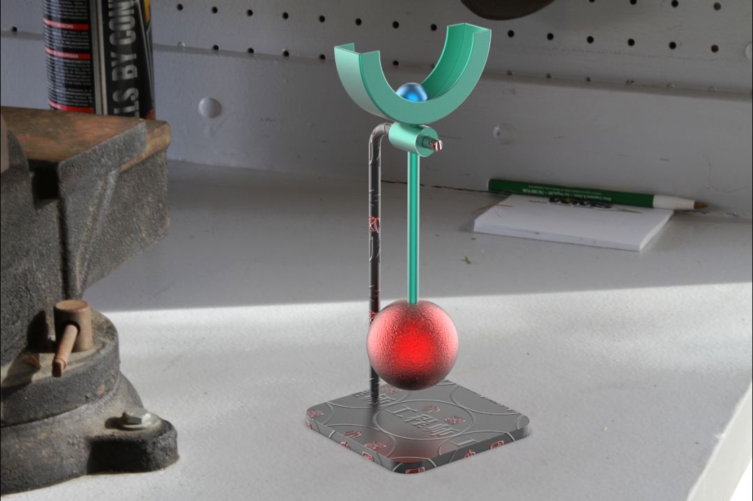 用solidworks设计的来回摆动的垂球