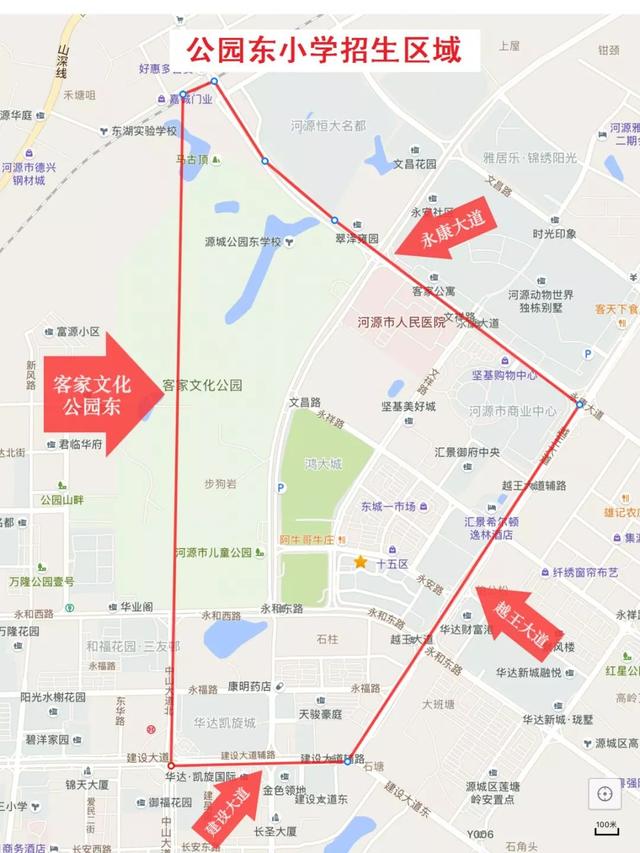 2019河源市秋季小学初中招生范围公布，附划片区域图(图12)