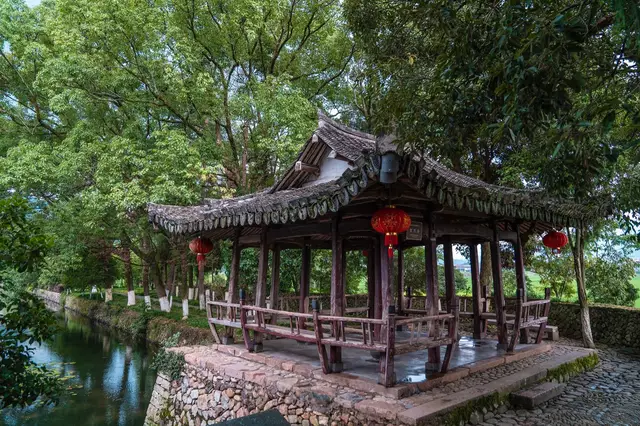 国内罕见的古村落以文房四宝为设计理念源于宋代有着千年历史