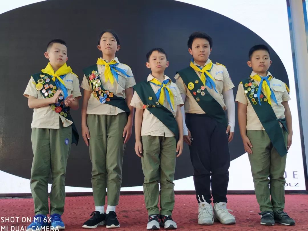 捷报全国龅牙兔内蒙古童子军东莞园烈马队荣获最佳小队