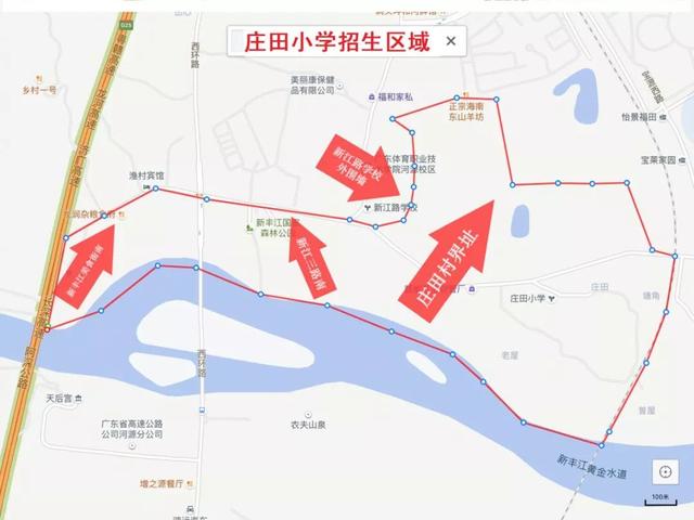 2019河源市秋季小学初中招生范围公布，附划片区域图(图34)