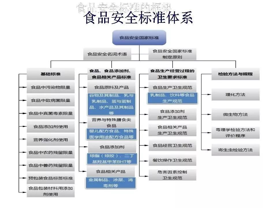 食品安全标准体系图片