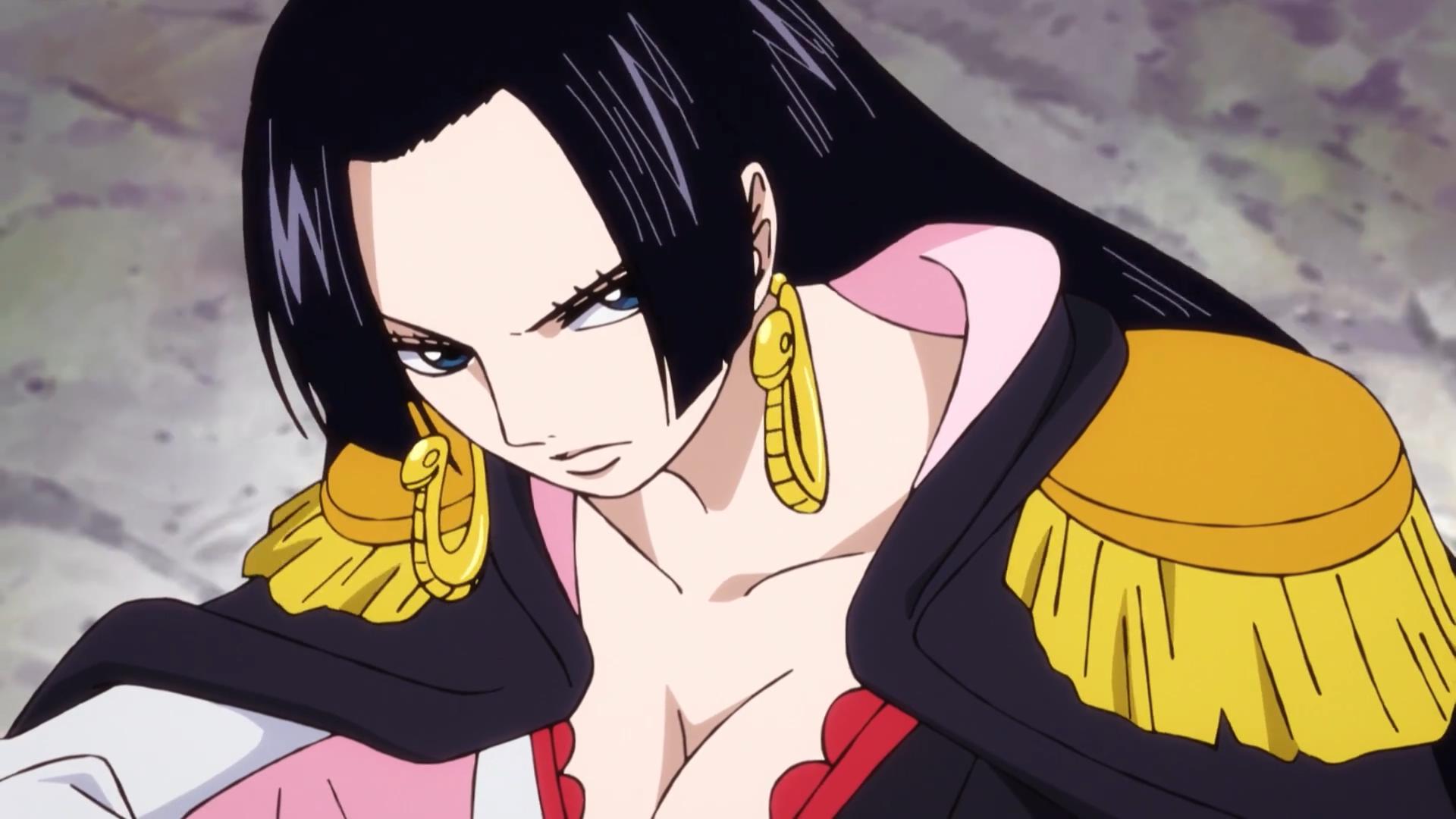 海贼王特别篇:女帝打队长磨磨唧唧的,是在路飞面前装弱吗?