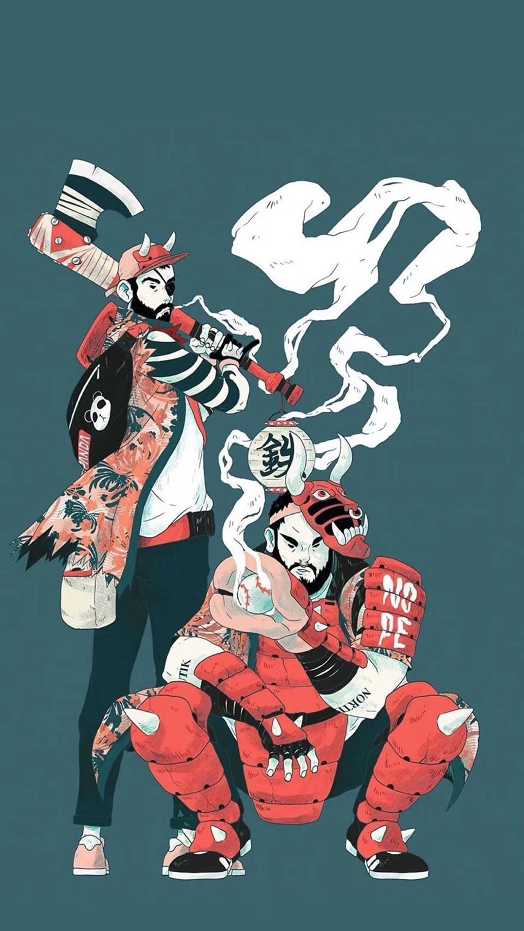 手机高清壁纸,创意日系动漫,扎心情感短句