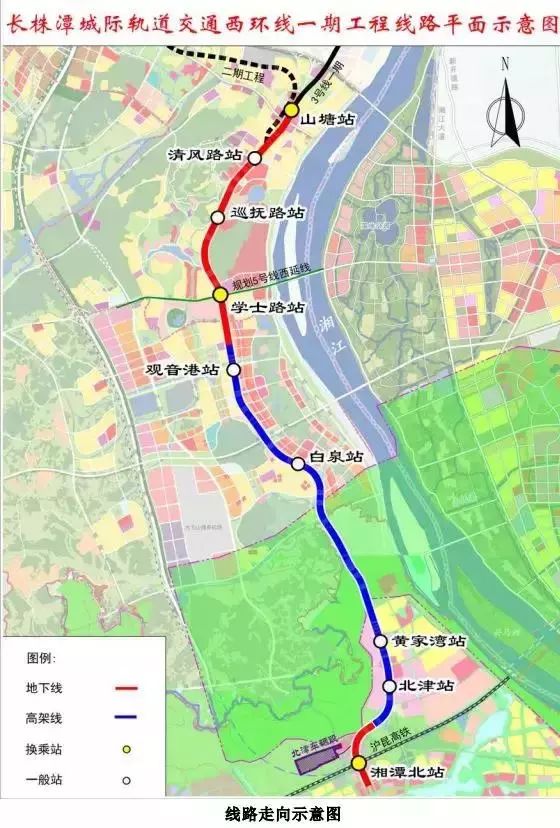长沙地铁3号线及湘潭北延长线各出入口位置示意图绝对干货收藏好