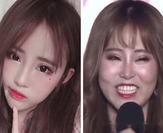 "乔碧萝"过后,还有哪些网红忘开美颜,这样的她们你还喜欢吗?_皮肤