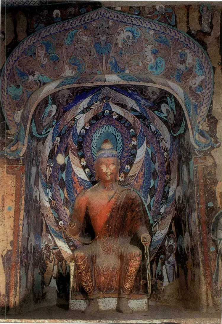 【敦煌石窟】北魏-257窟【1】窟内概貌,绘塑一览【高清大图】_佛像