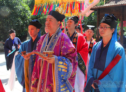 己亥年湖北省蕲春普阳观举行全真龙门派高功拨职大典