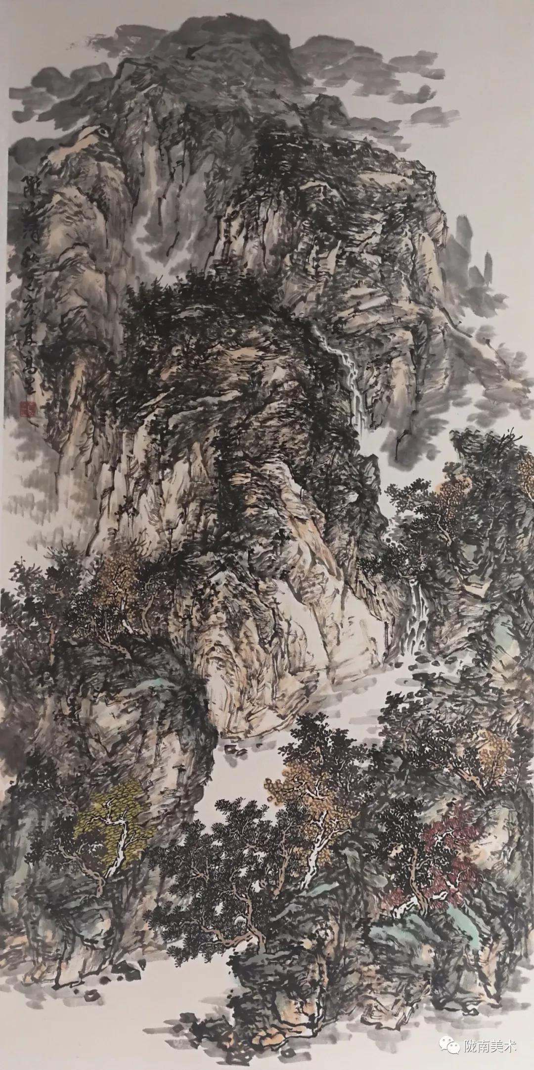 画家)徽县特邀作品欣赏汪智荣(中美协会员,徽县美术馆馆长)高涛(甘肃