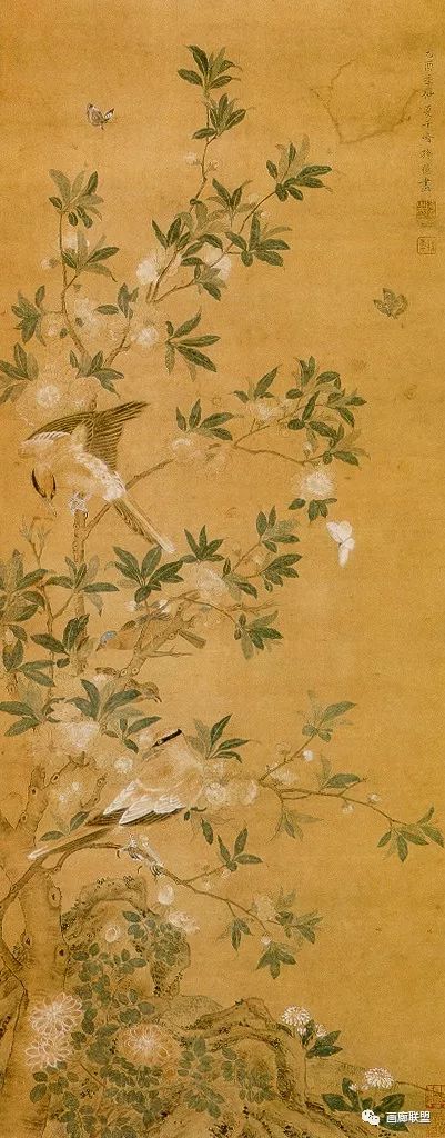 清 孫億 梨花鳥蝶圖軸清 錢杜 梅花圖軸清 李因 蘆雁圖軸清 李鱓 荷花