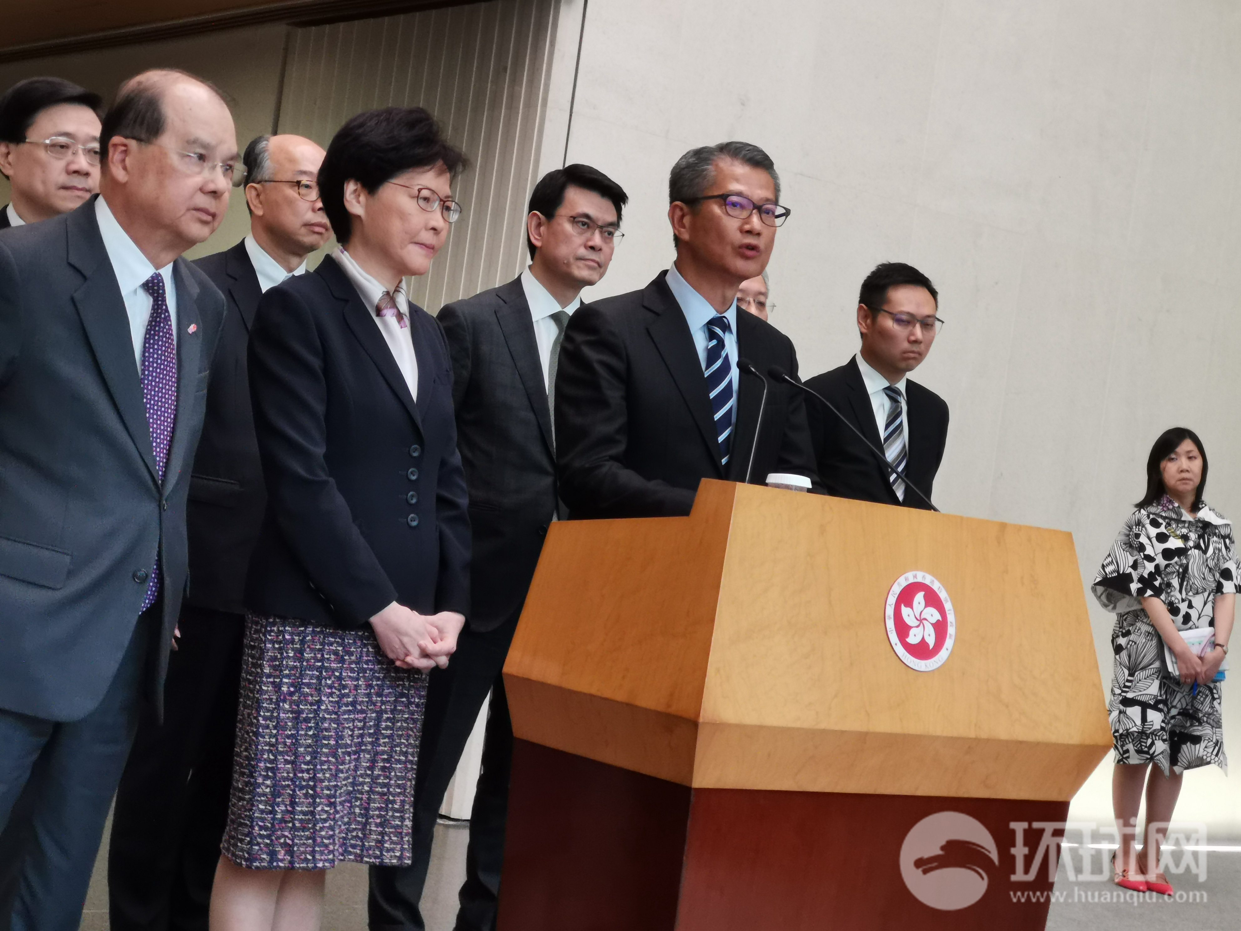 香港特首林郑月娥启动跨部门应急机制应对罢工
