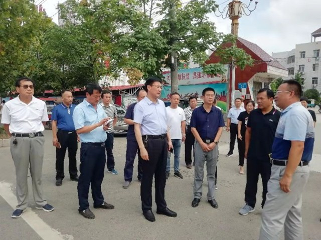 县长田林带队督导检查省级卫生城创建工作