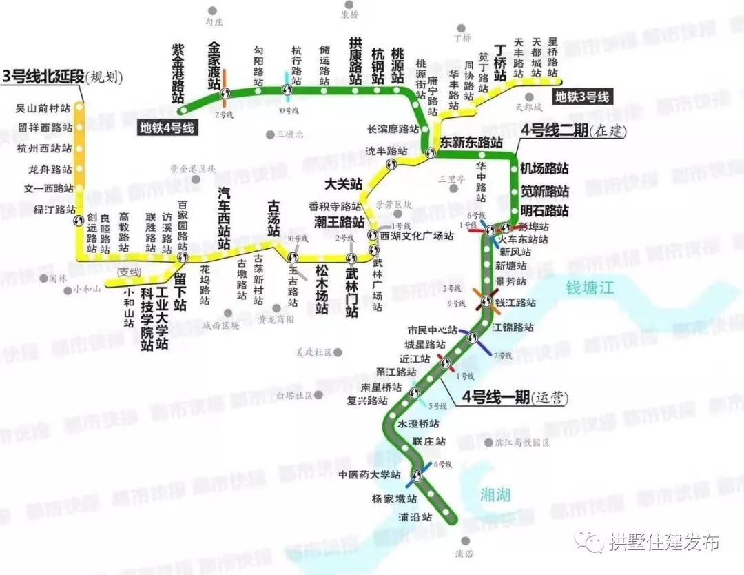 拱康路站(同步實施規劃14號線換乘節點):位於拱康路與平煉路交叉口