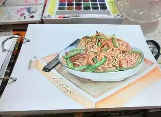 插画师的手绘山西旅行美食照惊艳网友原来还可以这样打卡