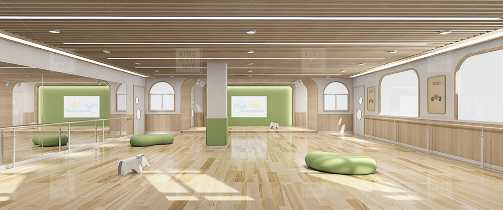 幼儿园音体室6. 活动室的色彩应该协调,不能杂乱无章.