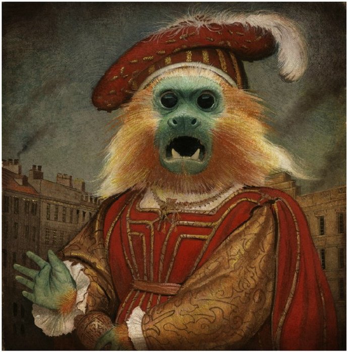 美国插画艺术家billmayer动物拟人插画艺术王氏教育